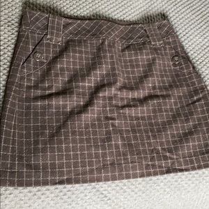 Esprit plaid wool skirt